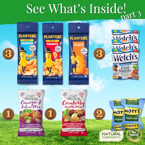 Healthy Snack Variety Box for Adults - Deluxe Assortment with Granola Bars, Nut Mixes, and Fruit Snacks for Families, Office, Gifts, and Travel (28 Count) - Image 4