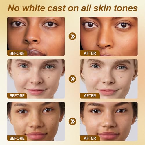 Face Sunscreen SPF 50, Invisible Broad Spectrum SPF + Makeup-Gripping Primer, Reef Safe Sunscreen With No White Cast, Oil Free & Oxybenzone Free, For All Skin Types & Skin Tones, 1.69FL Oz - Image 3