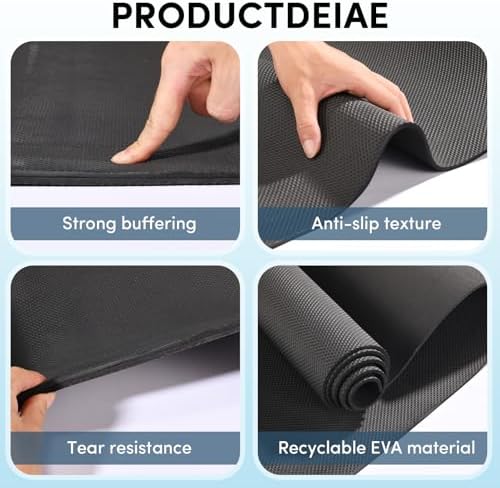10 Pack Yoga Mats Bulk, 68'' x 24'' x 4mm Thick Black Yoga Mats for Kids and Adults, Anti-Slip Tear-Resistant Exercise Mat for Fitness Stretching Home Workout Gym and Studio - Image 4