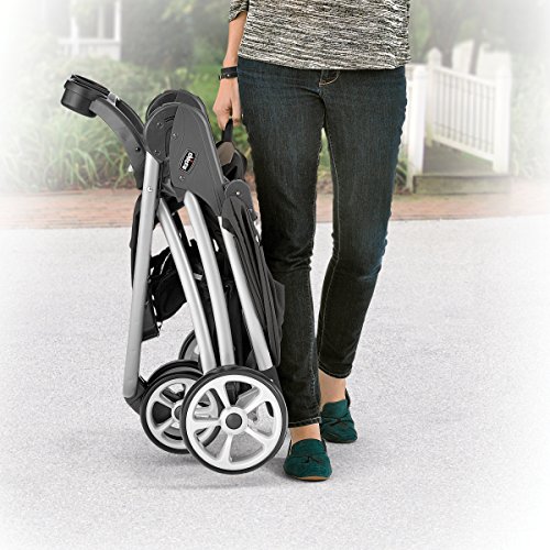 Chicco Viaro Quick-Fold Stroller - Graphite | Grey - Image 2