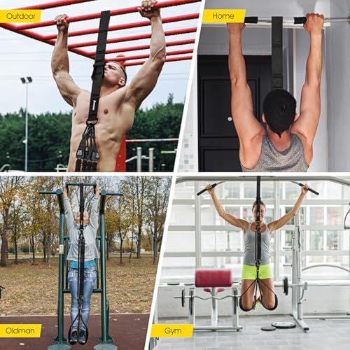 Pull Up Assistance Bands, Resistance Bands for Pull Up Bar Workout, Adjustable Heavy Duty Pull Up Assist Equipment with 4 Assistance Bands, Home Gym Fitness Exercise Strength Training - Image 6