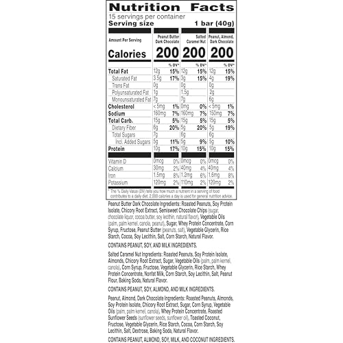 Nature Valley Protein Chewy Snack Bars, Variety Pack, 15 Bars, 21.3 oz - Image 10