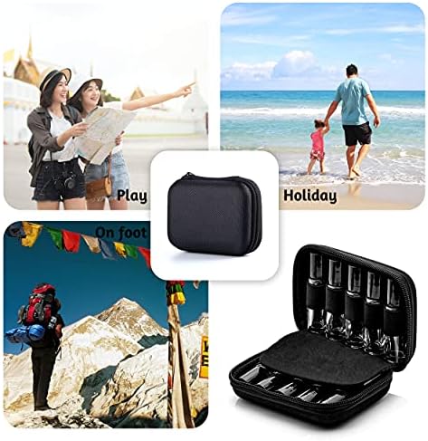 Essential Oil Carrying Case Holds 10 Bottles (5/10/15ml), Hard Shell Roller Bottles Storage Bag, Travel Portable Essential Oils Bottles Organizer - Image 7