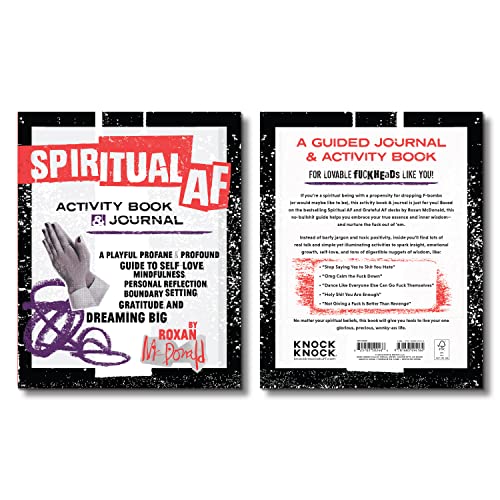 Knock Knock Spiritual AF Activity Book & Guided Journal (Knock Knock Activity Book & Journal) - Image 2