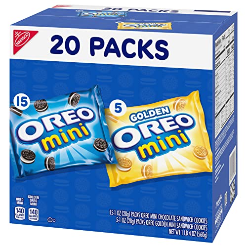 OREO Mini Mix Sandwich Cookies Variety Pack, 20 Snack Packs - Image 14
