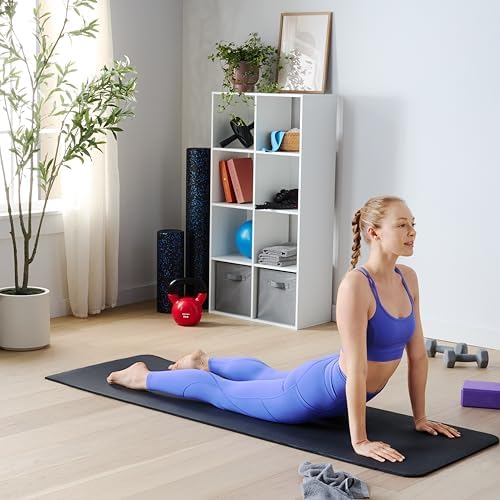 Amazon Basics 1/2 Inch Extra Thick Exercise Yoga Mat with Carrying Strap, Cushioned Support, for Fitness and Gym Workouts - Image 6