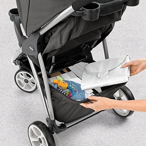Chicco Viaro Quick-Fold Stroller - Graphite | Grey - Image 6