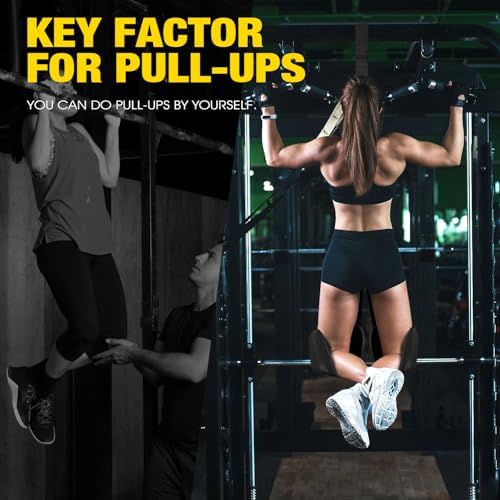 Pull Up Assistance Bands, Resistance Bands for Pull Up Bar Workout, Adjustable Heavy Duty Pull Up Assist Equipment with 4 Assistance Bands, Home Gym Fitness Exercise Strength Training - Image 5