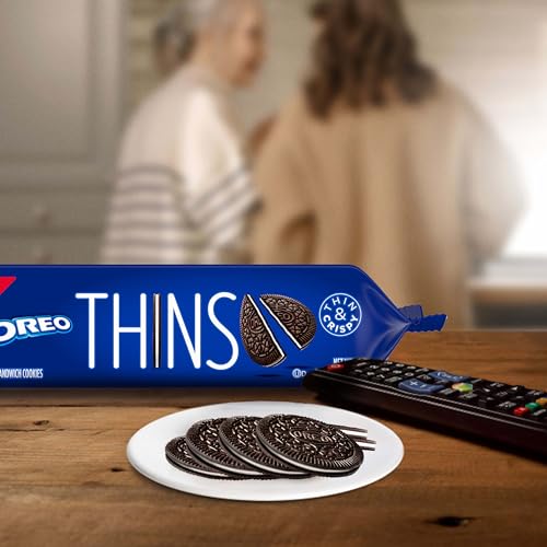 OREO Thins Chocolate Sandwich Cookies, Family Size, 11.78 oz - Image 7