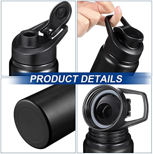 CHENGU Water Bottle Bulk 20 oz Aluminum Reusable Bottles Lightweight Snap Lid Water Cups Easy Carry Leak Proof Travel Tumbler for Gym Sports Camping Hiking Fishing - Image 7
