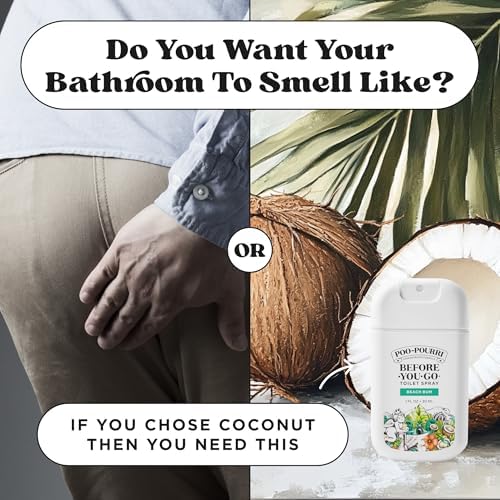 Poo-Pourri Before-You-Go Pocket Toilet Spray, Travel Essentials, Beach Bum, 1 Fl Oz, Up to 50 Uses, On-The-Go Bathroom Odor Deodorizer with Essential Oils, TSA Approved Size, Coconut Orchid Scent - Image 9