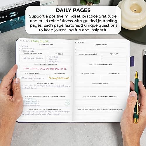 Clever Fox Self-love Journal – Guided Self-Discovery Log for Self-care, Reflection & Self-help, Mental Health, Gratitude & Mindfulness (Purple) - Image 3