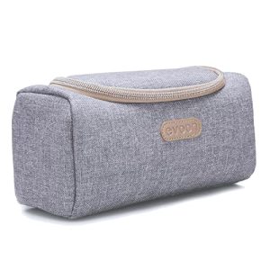 evoon Essential Oils Travel Case (5ml,10ml,15ml) for doterra, Young Living Bottles for Aromatherapy Travel or Storage(Gray