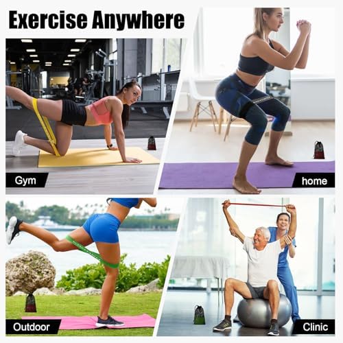 Mini Loop Resistance Bands for Working Out Legs, Elastic Stretch Bands for Exercise Loop Bands, Rubber Exercise Bands for Physical Therapy and Rehab, 6 cm Upgraded Version - Image 7