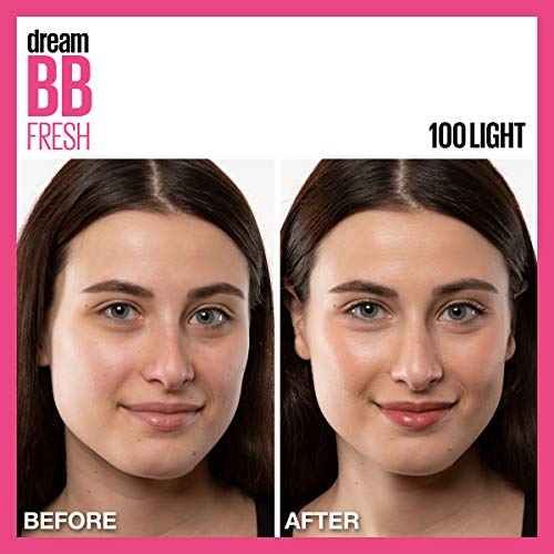 Maybelline Dream Fresh Skin Hydrating BB cream, 8-in-1 Skin Perfecting Beauty Balm with Broad Spectrum SPF 30, Sheer Tint Coverage, Oil-Free, Light, 1 Fl Oz - Image 4
