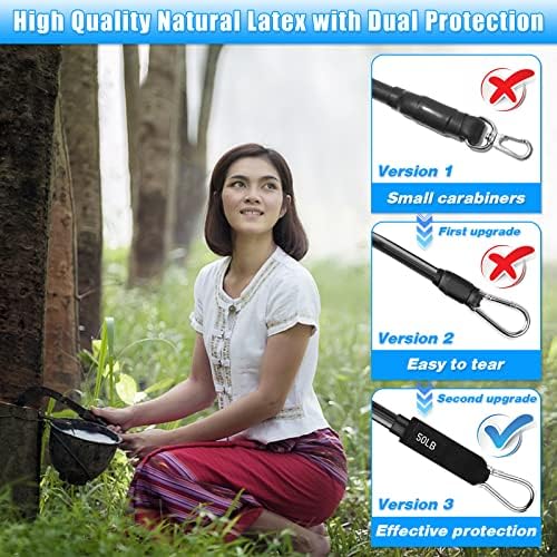 Brebebe Door Anchor Strap for Resistance Bands Exercises, Multi Point Anchor Gym Attachment for Home Fitness, Portable Door Band Resistance Workout Equipment, Easy to Install, Punch-Free, Nail-Free - Image 4