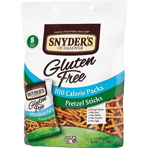 Snyder's of Hanover Gluten Free Pretzel Sticks, 100 Calorie Individual Packs, 8 Ct - Image 6