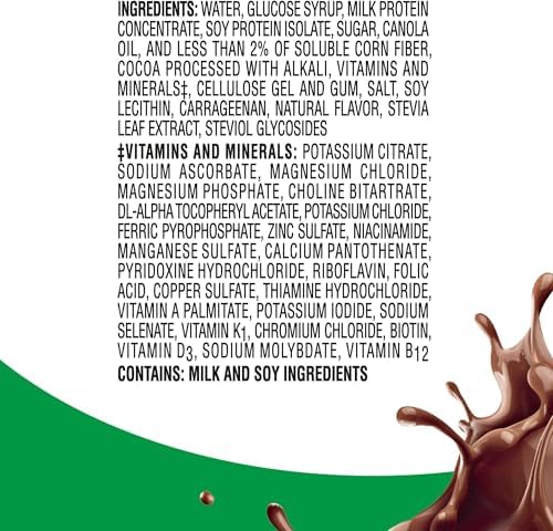 BOOST High Protein with Fiber Ready to Drink Complete Nutritional Drink, Rich Chocolate, 8 fl oz Bottle, 24 Pack - Image 7