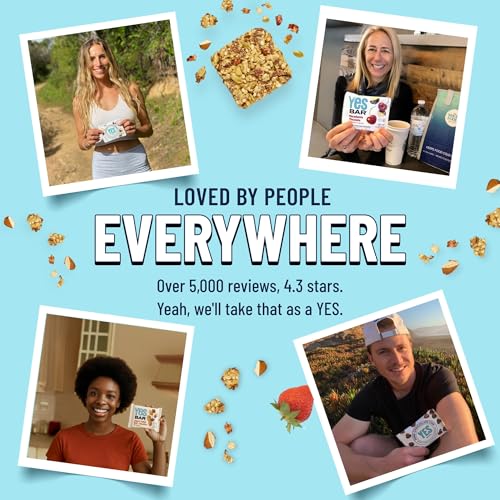 The YES Bar – Strawberry Coconut – Plant Based Protein, Decadent Snack Bar – Vegan, Paleo, Gluten Free, Dairy Free, Low Sugar, Healthy Snack, Breakfast, Low Carb, Keto Friendly (Pack of 6) - Image 9