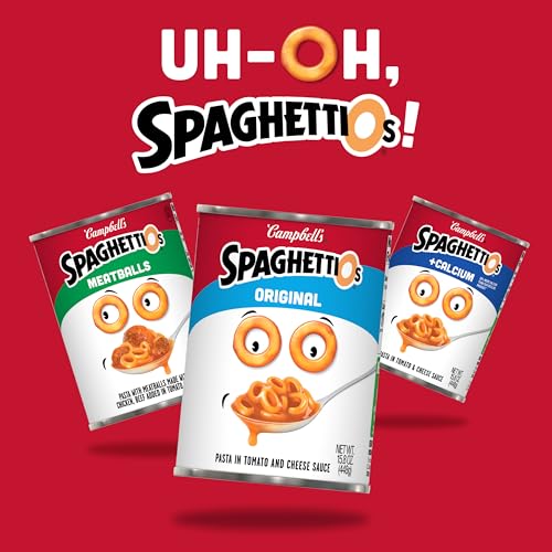 SpaghettiOs Canned Pasta with Meatballs, Healthy Snack for Kids and Adults, 15.6 OZ Can (Pack of 12) - Image 8