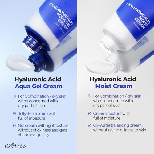 IsNtree Hyaluronic Acid Aqua Gel Cream 100ml, 3.38 fl oz | Korean Skincare | Lightweight Moisturizer | Quick-Absorbing Hydration | For Oily to Combination Skin - Image 9