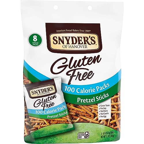Snyder's of Hanover Gluten Free Pretzel Sticks, 100 Calorie Individual Packs, 8 Ct - Image 5