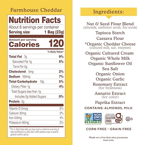 Simple Mills Snack Packs Honey Cinnamon Seed & Nut Flour Sweet Thins, Paleo Friendly & Delicious Sweet Thin Cookies, Good for Snacks, Nutrient Dense, 8 Pack (6.5 oz Pack of 1) - Image 2