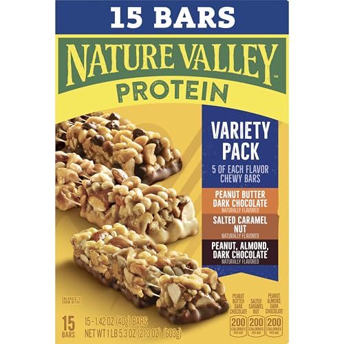 Nature Valley Protein Chewy Snack Bars, Variety Pack, 15 Bars, 21.3 oz - Image 5