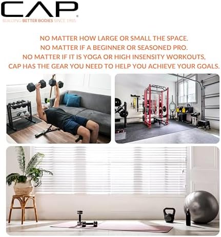 CAP Barbell 1/2-Inch High Density Exercise Yoga Mat with Strap | Multiple Options - Image 7