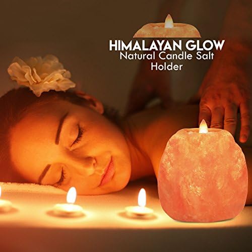 Himalayan Glow Hand Carved Himalayan Salt Candle Holders, Home Decor Item great as a Night light - Image 7