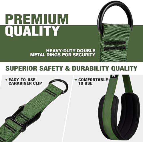 Pull Up Assistance Bands, Pull Up Bar Resistance Bands, Pull Up Bands for Enhanced Strength Training, Muscle Training, 3 Heavy-Duty Adjustable Pull Up Assist Strap & Comfortable Foot Strap - Image 4