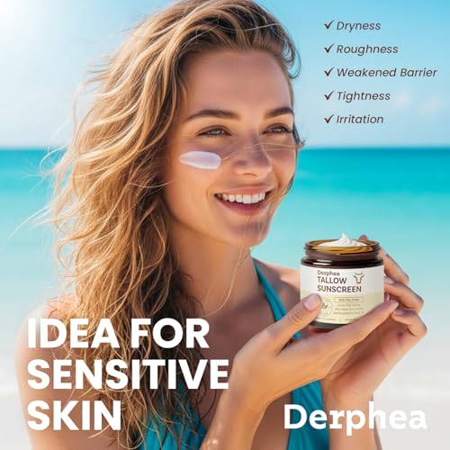 Natural Beef Tallow Sunscreen – SPF 50 Daily Sun Care for Extremely Sensitive, Acne-Prone & Kid-Safe Skin – Non-Toxic Sunblock with 22% Non-Nano Zinc Oxide, Clean Formula for Face & Body - Image 4