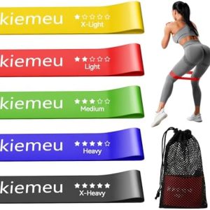 Mini Loop Resistance Bands for Working Out Legs, Elastic Stretch Bands for Exercise Loop Bands, Rubber Exercise Bands for Physical Therapy and Rehab, 6 cm Upgraded Version