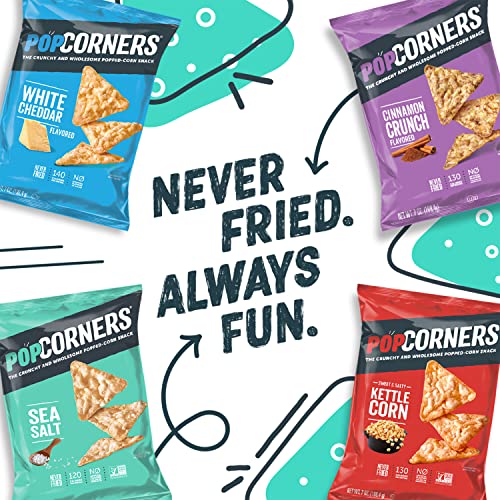 PopCorners Popped Corn Snacks, Sampler Pack, 1 Ounce (Pack of 20) (Assortment May Vary) - Image 4