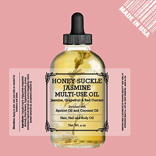 Multi-Use Face, Body & Hair Oil - Hydrates Skin, Restores Shine - With Apricot, Coconut Oil & Vitamin E - 4 Fl Oz - Image 2