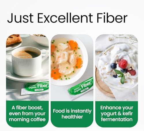 LABO Nutrition Bioactive Organic Fiber – Sunfiber PHGG Soluble Prebiotic Fiber for Digestive Regularity & Gut Health – Partially Hydrolyzed Guar Gum, Low FODMAP, Unflavored, Vegan, Non-GMO, 30 Sachets - Image 9