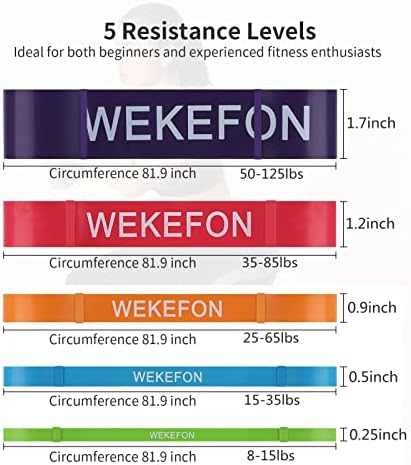 Resistance Bands Set, Pull Up Assist Bands - Stretch Resistance Band - Mobility Band Powerlifting Exercise Bands for Resistance Training, Physical Therapy, Home Workouts - Image 2