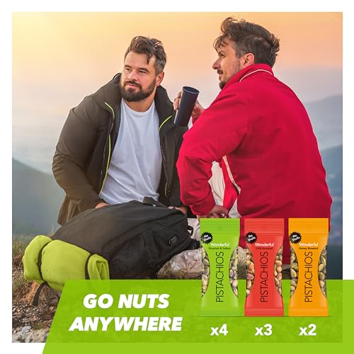 Wonderful Pistachios No Shells, 3 Flavors Mixed Variety Pack of 9 (0.75 Ounce), Roasted & Salted Nuts (4), Chili (3), Honey (2), Protein Snacks, Gluten Free, Pantry Staples, Healthy Snacks Variety Pack for Adults, Stocking Stuffers - Image 5