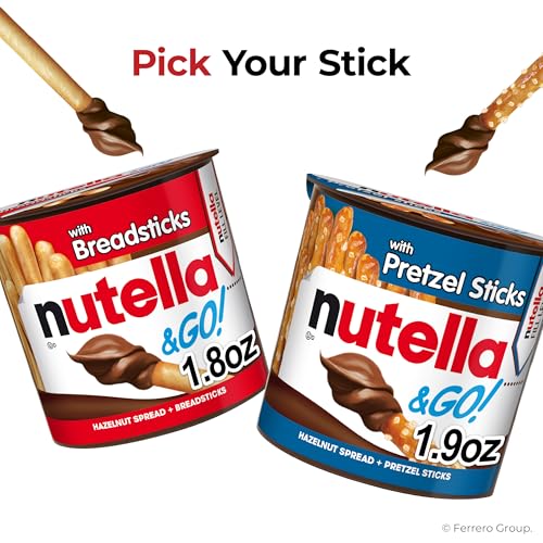 Nutella & GO! Bulk 12 Pack, Hazelnut and Cocoa Spread with Breadsticks, Stocking Stuffers, Snack Cups, 1.8 oz Each - Image 9