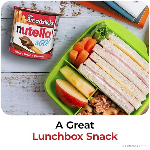 Nutella & GO! Bulk 12 Pack, Hazelnut and Cocoa Spread with Breadsticks, Stocking Stuffers, Snack Cups, 1.8 oz Each - Image 7
