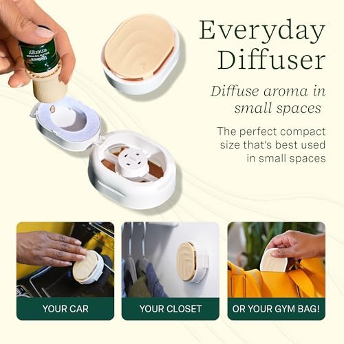 Lifelines Sensory Essentials Travel Set - Includes Everyday Aromatherapy Diffuser, Fidget Grounding Stone, Pen Diffuser & 3 Essential Oil Blends - Unique Sensory Gifts for Women & Men - Image 4
