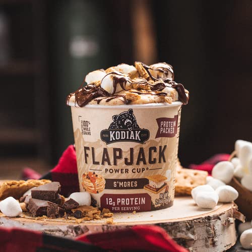 Kodiak Cakes Protein Pancake On The Go Flapjack Cups Mix; Buttermilk, Chocolate Chip, & S’mores Variety Pack - Image 9