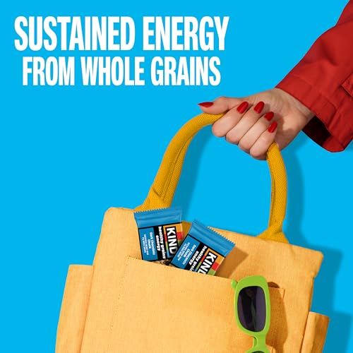 KIND Healthy Grains Energy® Bars 30ct Variety Pack, Dark Chocolate Chunk, Peanut Butter Dark Chocolate, and Mixed Berry, 18-21g Whole Grains, Made with Super Grains, Gluten Free Snacks - Image 6