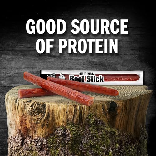 Jack Link's Beef Sticks, Original - Protein Snack, Meat Stick with 6g of Protein, Meat Snack Sticks Made with 100% Beef, Keto Friendly, Individually Wrapped - 0.92 Oz. (20 Count) - Image 4