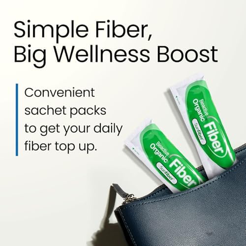 LABO Nutrition Bioactive Organic Fiber – Sunfiber PHGG Soluble Prebiotic Fiber for Digestive Regularity & Gut Health – Partially Hydrolyzed Guar Gum, Low FODMAP, Unflavored, Vegan, Non-GMO, 30 Sachets - Image 7