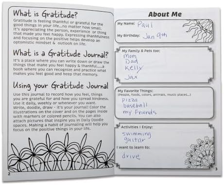 S&S Worldwide Teen Gratitude Journal.100-pg Book, Daily Prompts, Cover to Color & Inspirational Quotes, Promotes Self-Esteem, Positive Thinking, Mindfulness & Resilience, Ages 12-18, 6"x9" - Image 2