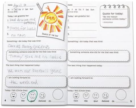 S&S Worldwide Teen Gratitude Journal.100-pg Book, Daily Prompts, Cover to Color & Inspirational Quotes, Promotes Self-Esteem, Positive Thinking, Mindfulness & Resilience, Ages 12-18, 6"x9" - Image 3