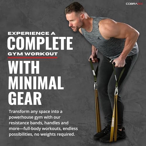 Resistance Bands for Working Out Men and Women | Resistance Bands for at Home Workouts, Powerlifting, Stretching, WOD, Strength Training and Pull Ups - Image 4