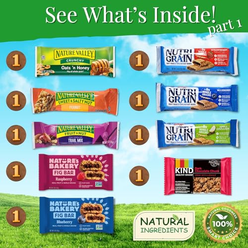 Healthy Snack Variety Box for Adults - Deluxe Assortment with Granola Bars, Nut Mixes, and Fruit Snacks for Families, Office, Gifts, and Travel (28 Count) - Image 2