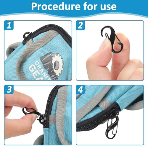 Phinus Lock Combo, Total 21PCS Clips Anti-Theft, Locks Anti-Theft for Luggage, Clothing, Backpacks, Boots, Purses, Travel Outdoor Sports(Black, Silver, Gold) - Image 3